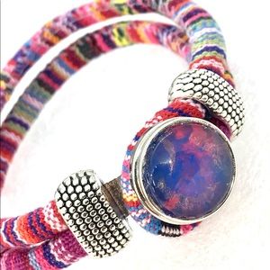 Bracelet Cotton Noosa Handmade 20mm snap SB20